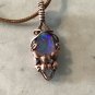 Faceted Aurora Opal Mini Pendant