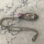 Cinnabar Pink Druzy Pendant
