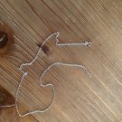 Dainty sterling silver filled 18 inch chain