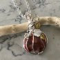 Red Jasper Pumpkin Pendant