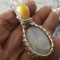 Moonstone and Opal Pendant