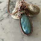 Aquamarine and Opal Pendant