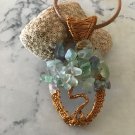 Fluorite Tree of Life Pendant