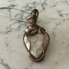 Polka Dot Agate Pendant