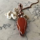 Carnelian Teardrop Pendant