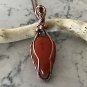 Carnelian Teardrop Pendant