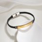 Engraved Stainless Steel Name Bracelet &acirc;�� Braided Leather, Personalized Gift - MSRP $39.99/&Acirc;&pound;29.99