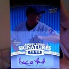 Kevin Hart 2008 upper deck premier rookie signatures Autogragh rookie card Chicago Cubs