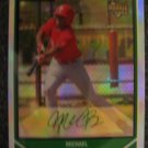 Michael Bourn 2007 Bowman Chrome refractor rookie card Huston Astros