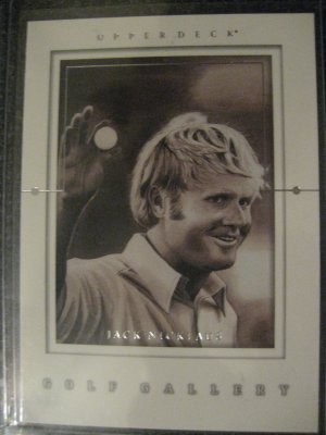 Jack Nicklaus 2001 Upper Deck Golf Gallery card #GG1
