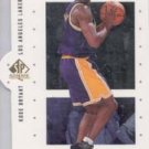 Kobe Bryant 99 Upper Deck Sp Authentic First Class insert card Lakers