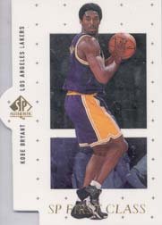 Kobe Bryant 99 Upper Deck Sp Authentic First Class insert card Lakers