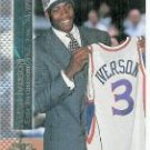 Allen Iverson 96/97 Topps Stadium club Shining Moments rookie card Detroit Pistons
