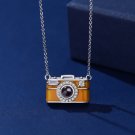 Personalized Camera Photo Necklace – Custom Picture Projection Pendant Gift for Her or Him