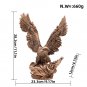 Bronze Nautilus Eagle Resin– Decorative Home Bar Cabinet Statue Gift