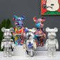 27cm Graffiti Bear Statue &acirc;�� Resin Paint Block Bear Desktop Sculpture