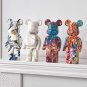27cm Graffiti Bear Statue &acirc;�� Resin Paint Block Bear Desktop Sculpture