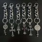 DIY Cross Lobster Chain Keychain Pendant
