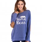Maternity Graphic T-Shirt – Long Sleeve Cotton Blend Pregnancy Top