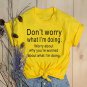 âDonât Worry What Iâm Doingâ Graphic T-Shirt â Rock Style (Sâ5XL)