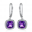 S925 Sterling Silver Amethyst Jewelry Set –Necklace, Bracelet, Ring & Earrings S925 Sterling Silver Amethyst Jewelry Set –Necklace, Bracelet, Ring & Earrings