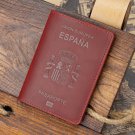 Genuine Cowhide Passport Cover – Retro Crazy Horse Leather Travel Wallet