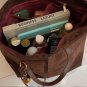 Brown Suede Tote Bag for Women â Large Capacity Shoulder Handbag with Charm, Designer Style