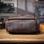Vintage Genuine Leather Backpack &acirc;�� Crazy Horse Cowhide Laptop & Travel Backpack