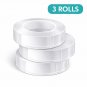 3 Pack-Double Sided Nano Tape Heavy Duty–Clear Mounting Adhesive Tape