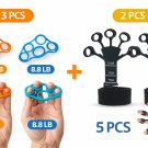 05 Pcs Hand Grip Strengthener & Finger Exerciser Set – Finger Stretcher & Forearm Grip 05 Pcs Hand Grip Strengthener & Finger Exerciser Set – Finger Stretcher & Forearm Grip