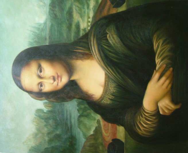 The Smile Of Mona Lisa Oil Painting