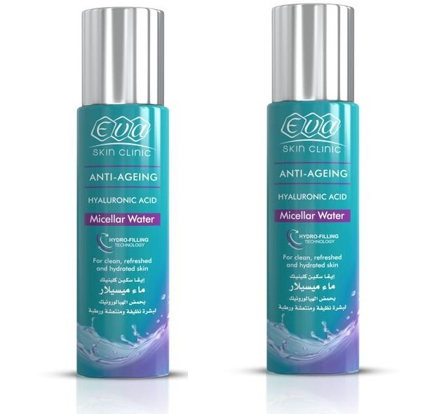 2X Eva Anti Ageing Hyaluronic Acid Micellar Water Moisture Smooth Lines 200ml