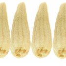 4 Extra Large Egyptian Loofah 100% Organic Body Scrubber Exfoliating Loofah 50cm