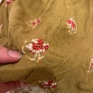 Free People Floral Brown Dress with Red Accents