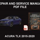 Acura TLX 2015-2020 Car Repair Manual, Book
