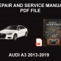 Audi A3 2013-2019 Car Repair Manual, Book