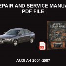 Audi A4 2001-2007 Car Repair Manual, Book Audi A4 2001-2007 Car Repair Manual, Book