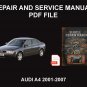 Audi A4 2001-2007 Car Repair Manual, Book