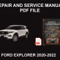 Ford Explorer 2020-2022 Car Repair Manual, Book