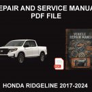 Honda Ridgeline 2017-2024 Car Repair Manual, Book