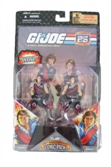 GI Joe 25th Anniversary Comic Pack - Tomax and Xamot Action Figure 2 - Pack