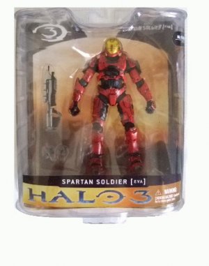 McFarlane Halo 3 Series 1 - Red Spartan Soldier EVA Action Figure XBOX 360