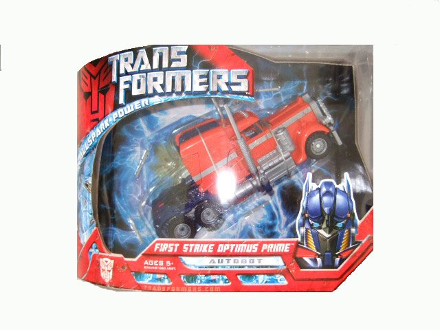 Transformers The Movie Voyager Class - First Strike Optimus Prime Action Figure
