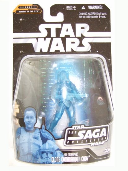 Star Wars Saga Collection Wave 8 - Holographic Clone Commander Cody Action Figure