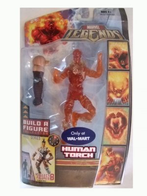 Marvel Legends Series 6 Exclusive - Human Torch Variant Action Figure