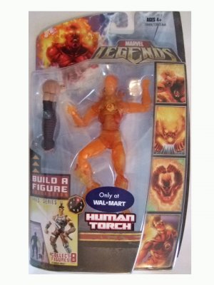 Marvel Legends Series 6 Exclusive - Human Torch Action Figure