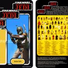 Star Wars Tri-Logo Boba Fett Cardback Incl shipping (Pls read the description below)