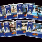 JAWS 3-D (1983) Lobby Card Set (8 Cards)(11 x 14 Inches) Pls Read Details Below