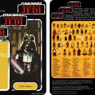 Star Wars Tri-Logo Darth Vader Cardback Incl shipping (Pls read the description below)