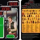 Star Wars Tri-Logo Han Solo Cardback Incl shipping (Pls read the description below)